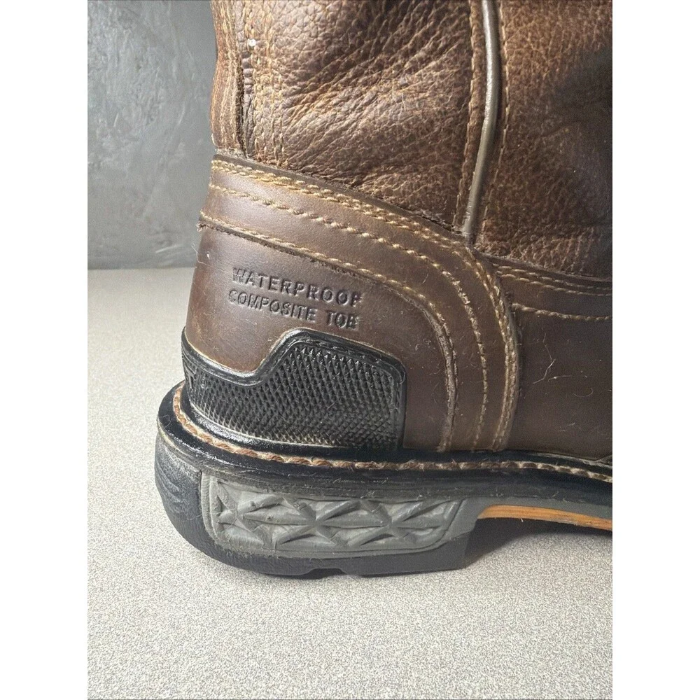 Ariat Overdrive XTR Waterproof Composite Toe Work Boots Mens 9 W Brown